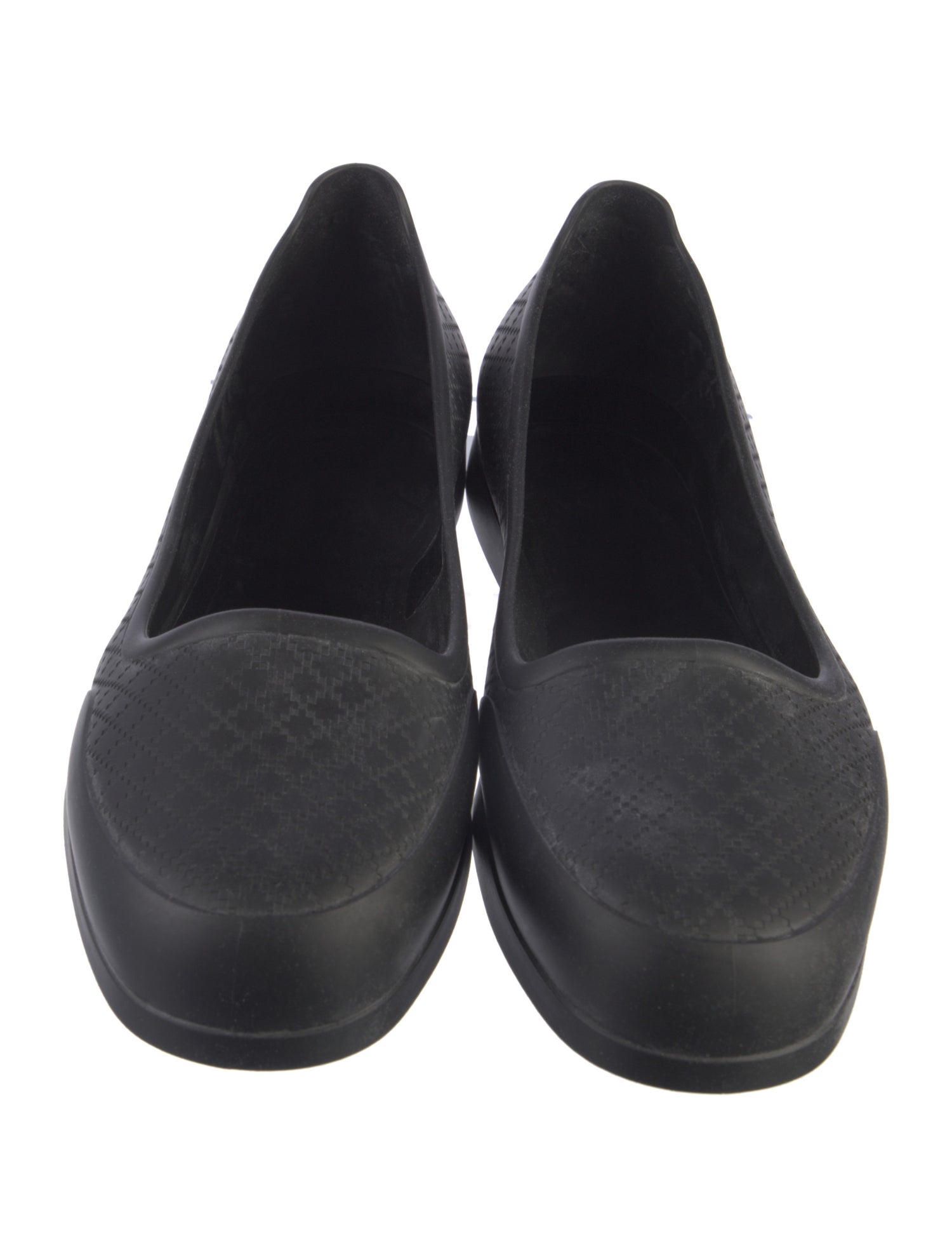 Gucci Diamante Print Rubber Ballet Flats